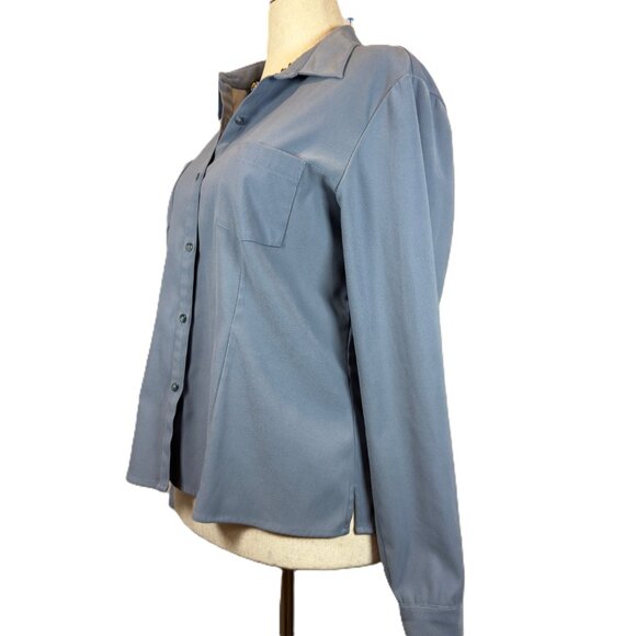 Geoffrey Beene Sport Women's Size 10 Stretch Shacket Soft Fall Layers Gorpcore - Picture 2 of 5